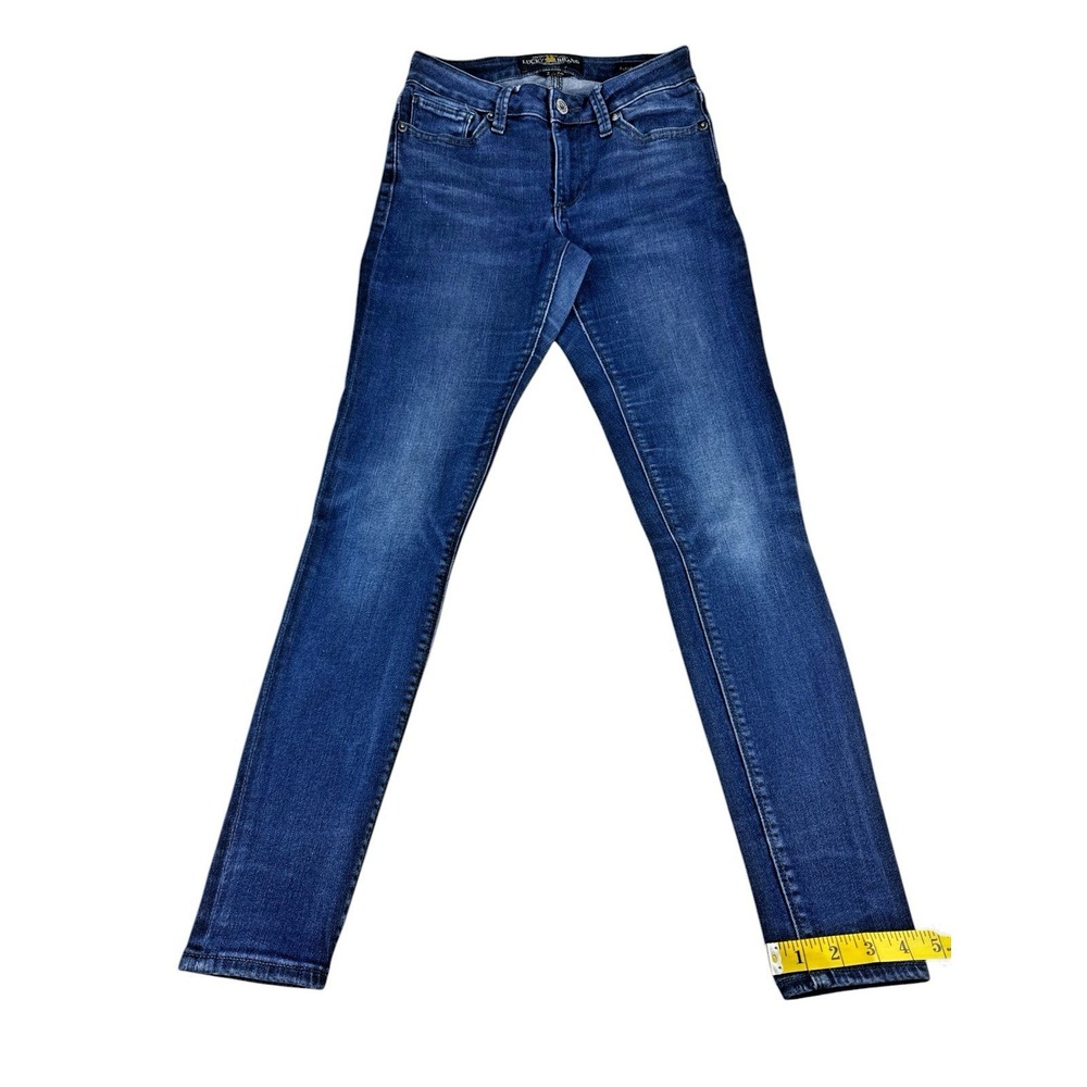 Lucy Brand Sasha Super Skinny Jeans - Dark‎ Wash, Mid-Rise Stretch Denim, 2/26 - Picture 11 of 16